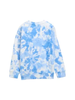 Kinder Tom Tailor Denim Oversize Tie-Dye Sweatshirt