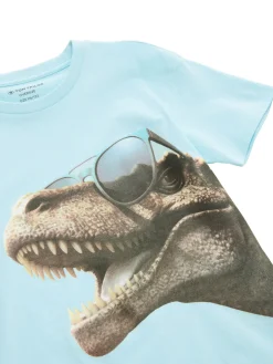 Kinder Tom Tailor Denim Oversize T-Shirt mit Print