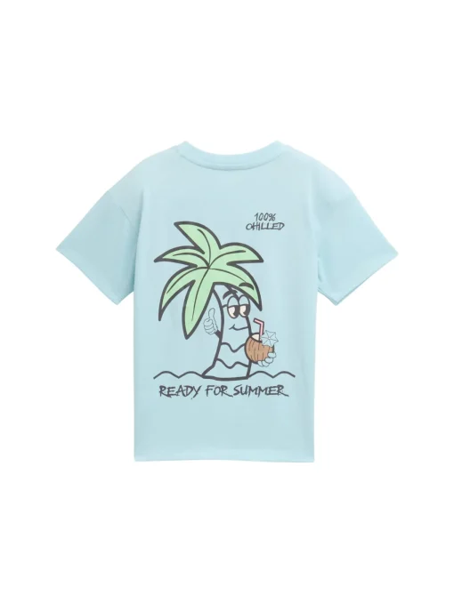 Kinder Tom Tailor Denim Oversize T-Shirt mit Print