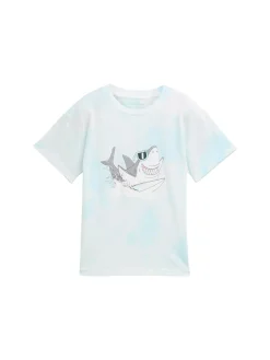 Kinder Tom Tailor Denim Oversize T-Shirt mit Print