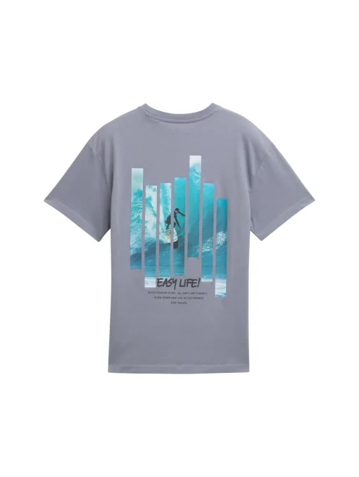 Kinder Tom Tailor Denim Oversize T-Shirt mit Print