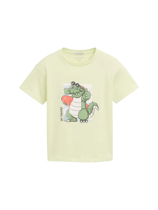Kinder Tom Tailor Denim Oversize T-Shirt mit Print