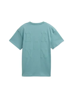 Kinder Tom Tailor Denim Oversize T-Shirt mit Rückenprint
