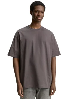 Herren Tom Tailor Denim Oversize T-Shirt mit Rückenprint