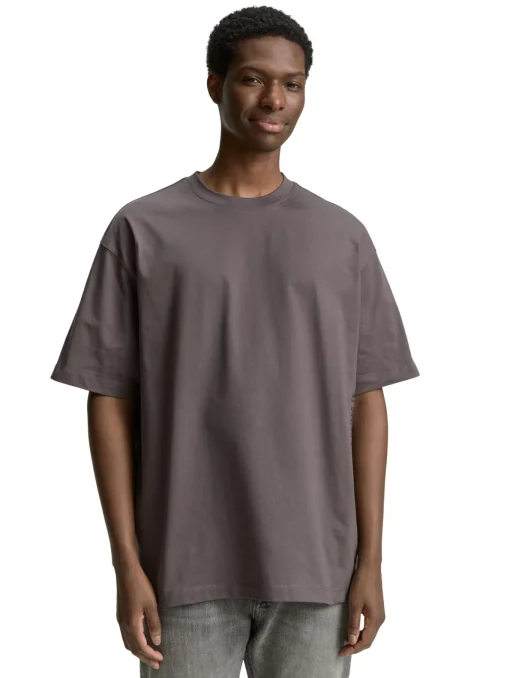 Herren Tom Tailor Denim Oversize T-Shirt mit Rückenprint