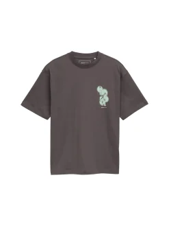 Herren Tom Tailor Denim Oversize T-Shirt mit Rückenprint