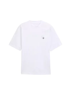 Herren Tom Tailor Denim Oversize T-Shirt mit Rücken-Print