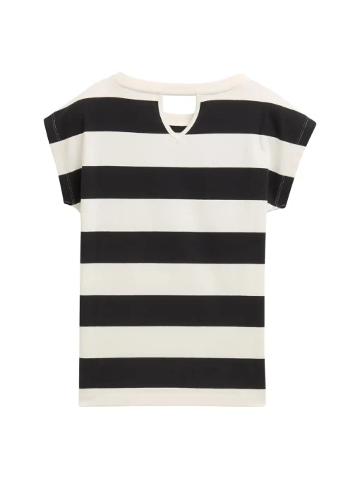 Kinder Tom Tailor Denim Oversize T-Shirt mit Streifenmuster