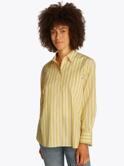 Damen Tommy Hilfiger Oversized Fit Popeline-Hemd
