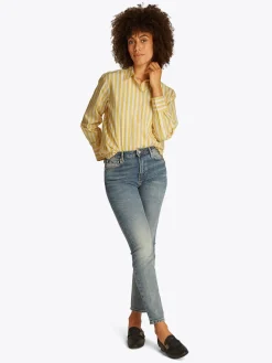 Damen Tommy Hilfiger Oversized Fit Popeline-Hemd