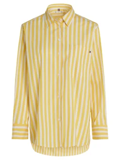 Damen Tommy Hilfiger Oversized Fit Popeline-Hemd