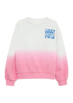 Kinder s.Oliver Oversized Sweatshirt mit Front- und Rückenprint