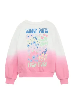 Kinder s.Oliver Oversized Sweatshirt mit Front- und Rückenprint