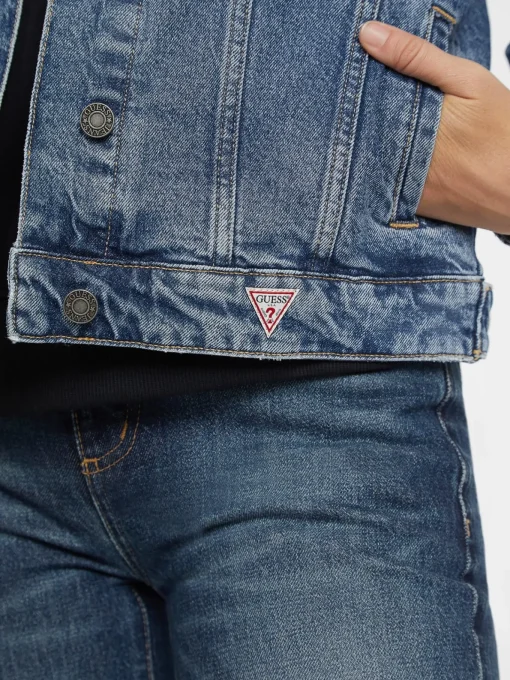 Damen GUESS JEANS Oversized Trucker Jeansjacke