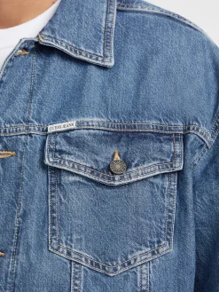 Herren GUESS JEANS Oversized Trucker Jeansjacke