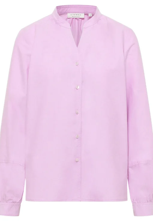 Damen Eterna Oxford Shirt Bluse Langarm