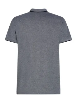 Herren Tommy Hilfiger Oxford Two Tone Poloshirt