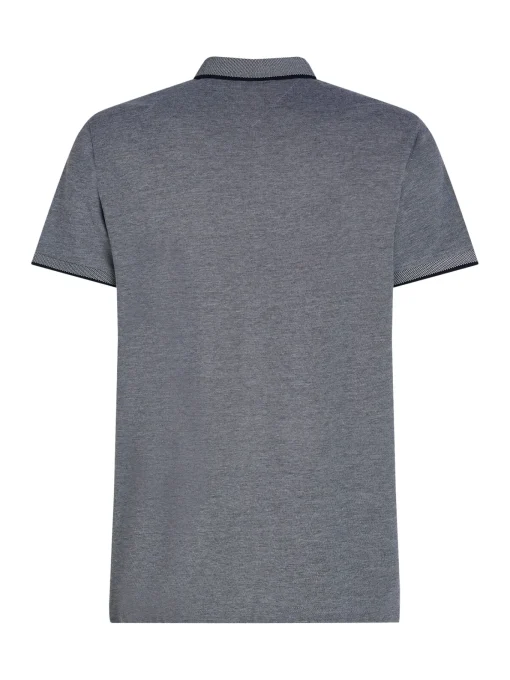 Herren Tommy Hilfiger Oxford Two Tone Poloshirt
