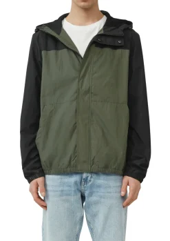 Herren QS Packable Windbreaker mit Kapuze