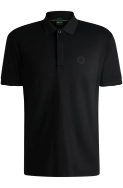 Herren Boss Green Paddy Poloshirt aus kühlender Baumwolle