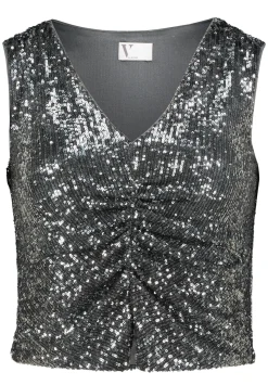 Damen V by Vera Mont Paillettentop