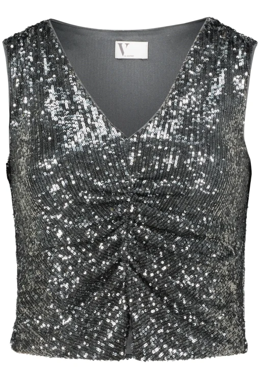Damen V by Vera Mont Paillettentop