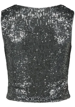 Damen V by Vera Mont Paillettentop