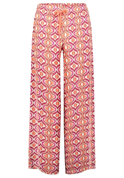 Damen Cartoon Palazzo-Hose