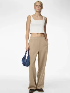 Damen Pieces PCBOZZY Hose mit weitem Bein