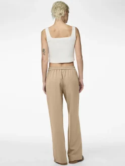Damen Pieces PCBOZZY Hose mit weitem Bein