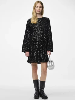 Damen Pieces PCKAM Paillettenkleid