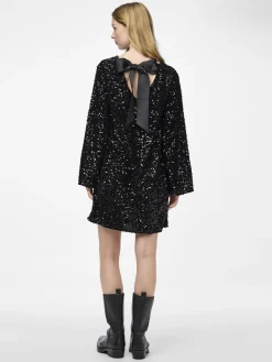 Damen Pieces PCKAM Paillettenkleid