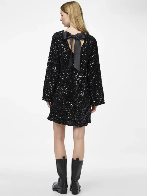 Damen Pieces PCKAM Paillettenkleid