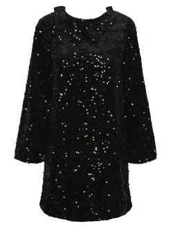 Damen Pieces PCKAM Paillettenkleid