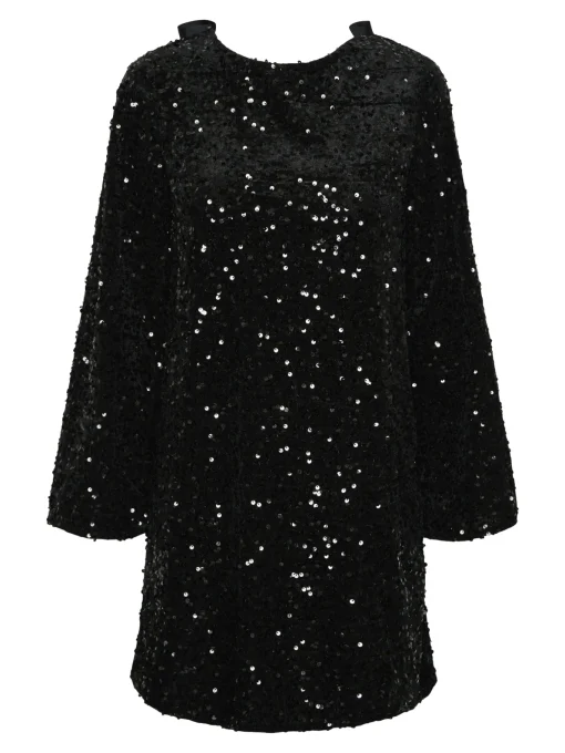 Damen Pieces PCKAM Paillettenkleid