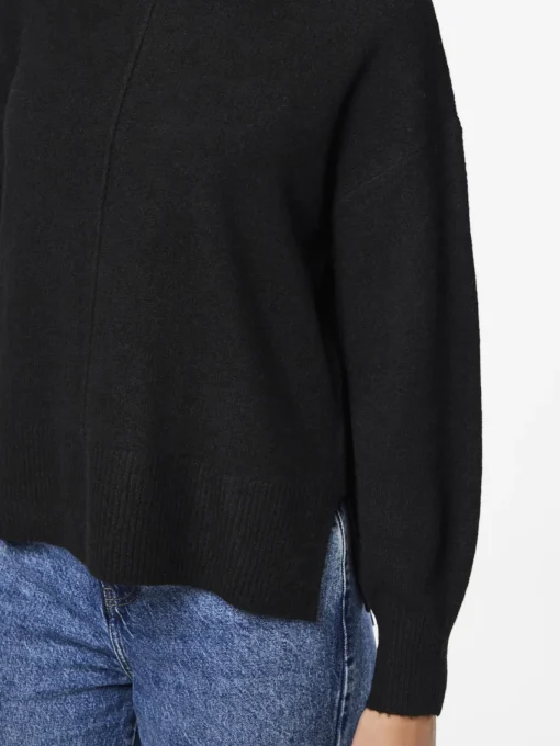 Damen Pieces PCMALOU Pullover mit hohem Kragen