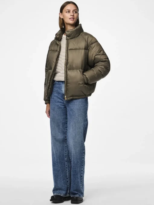 Damen Pieces PCNAOMY Wattierte Jacke