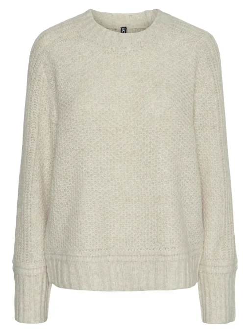 Damen Pieces PCNONNA Strickpullover