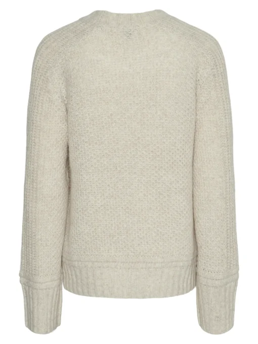 Damen Pieces PCNONNA Strickpullover