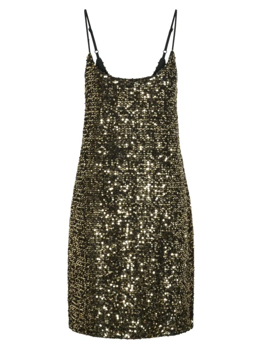 Damen Pieces PCSERENA Paillettenkleid