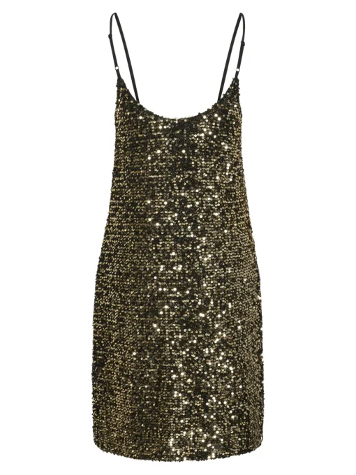 Damen Pieces PCSERENA Paillettenkleid