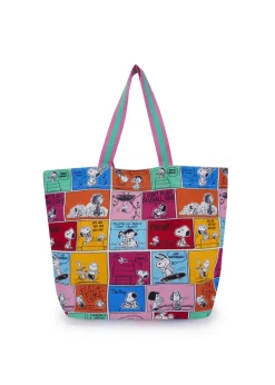 Damen Codello Peanuts™ Shopper aus robuster Baumwolle mit Snoopy-Comic-Print