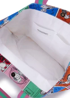 Damen Codello Peanuts™ Shopper aus robuster Baumwolle mit Snoopy-Comic-Print