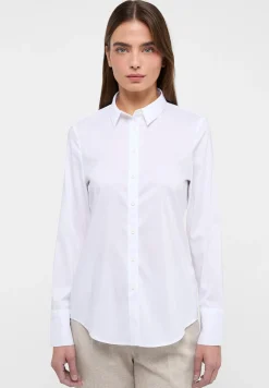 Damen Eterna Performance Shirt Bluse Twill Langarm