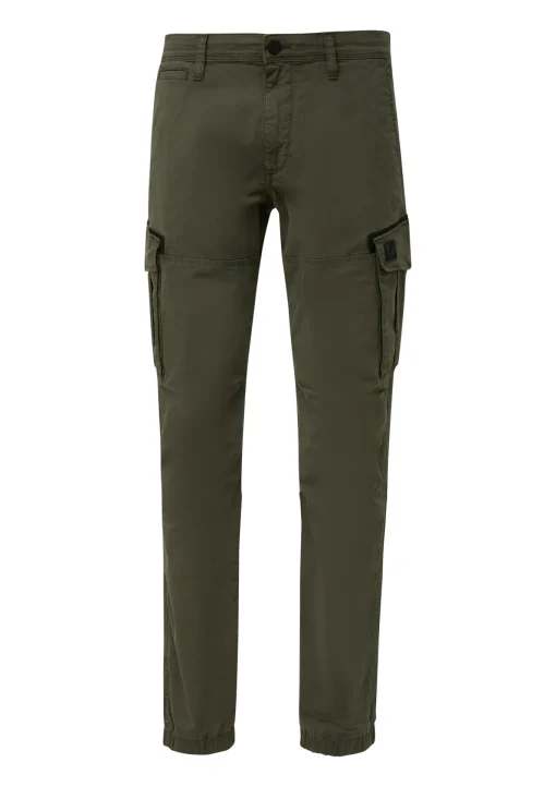 Herren s.Oliver Phoenix: Cargohose mit Garment Dye und Straight Leg