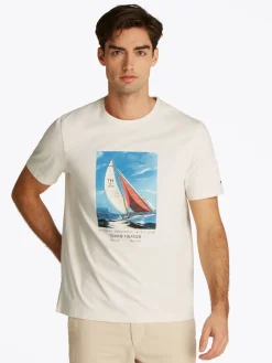 Herren Tommy Hilfiger Photo Print T-Shirt