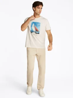 Herren Tommy Hilfiger Photo Print T-Shirt