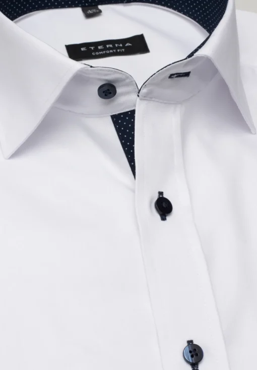 Herren Eterna Pinpoint Kurzarmhemd COMFORT FIT