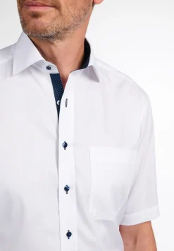 Herren Eterna Pinpoint Kurzarmhemd COMFORT FIT