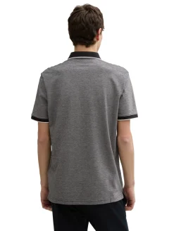 Herren Tom Tailor Denim Piqué Poloshirt aus Baumwolle